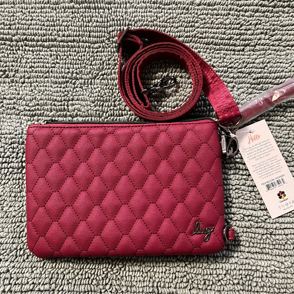 Lug Peekaboo 2 Matte Luxe VL Convertible
Crossbody Bag - Raspberry - Picture 2 of 6